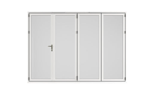 4 Fold Elevation CLOSED White V2 (Flat) - Five Star Doors